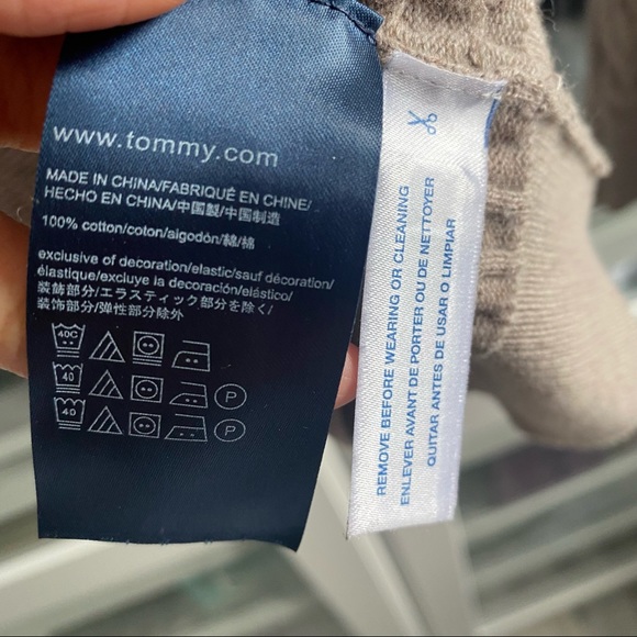 Tommy H cotton crew neck sweater - Picture 6 of 6